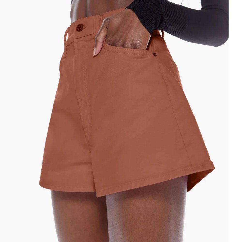 MOTHER Snacks High Waist Savory Shorts NWT Size 32